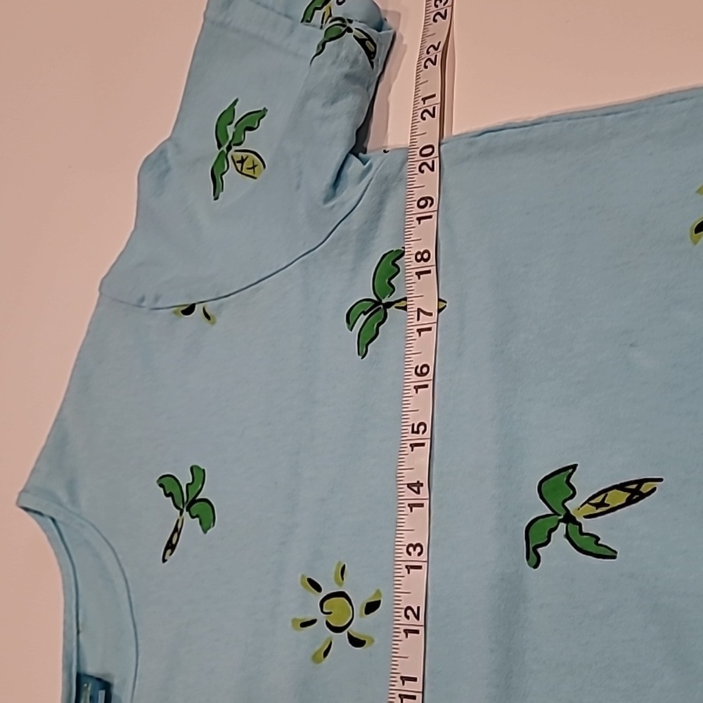 Sally Huss Artist Creation Key Life Tee Shirt Mint Green Large - Picture 8 of 10